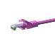Cabo de rede CAT6 UTP 0,50m rosa - CCA