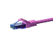 Cabo de rede UTP CAT6a de 0,15 m rosa - 100% cobre