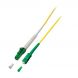 Cabo de fibra ótica simplex OS2 LC/APC-SC/APC 1m