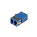 Acoplamento trapezoidal monomodo LC-LC duplex azul