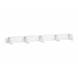 Suporte de cabo de metal de 19 polegadas, 1U - branco