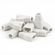 Viga de cabos DANICOM RJ45 branca - 10 unid.