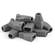 DANICOM protetor de cabo RJ45 cinza grande - 10 unidades
