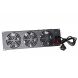Conjunto de 3 ventiladores para instalação entre montantes - 3U