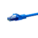 Cabo de rede UTP CAT6a de 2 m azul - 100% cobre