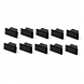 tampa de cobertura para painel de patch E2000/SC simplex /LC duplex - 10 unidades