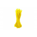 Abraçadeiras de nylon amarelas de 200 mm - 100 unidades