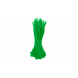 Abraçadeiras em nylon 140mm verdes - 100 unidades