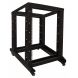 Rack de relés 18U sobre rodas 600x800x1000mm (LxPxA)