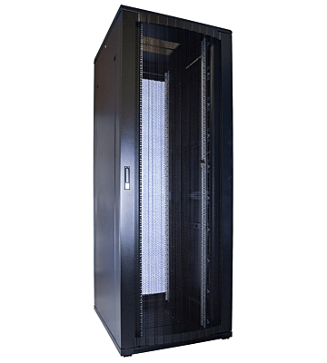 Armário para servidor 47U com porta perfurada 800x1200x2200mm (LxPxA)