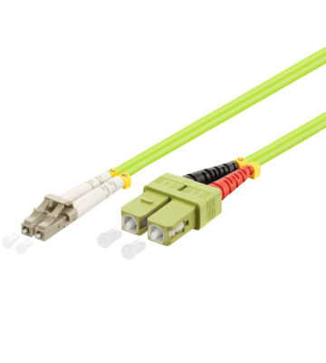 Cabo de fibra ótica LC-SC OM5 (otimizado para laser) 0,50 m