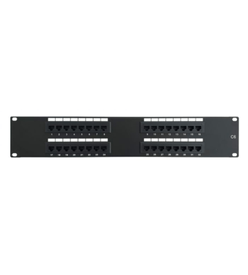 Painel de ligação CAT6 UTP - 32 portas - 2U
