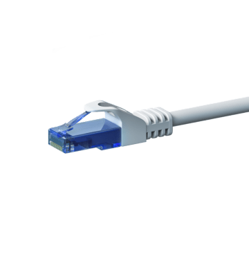 Cabo de rede UTP CAT6a de 2 m branco - 100% cobre