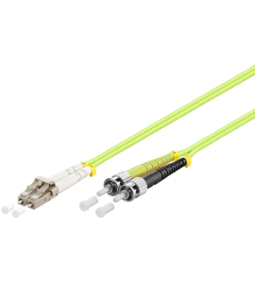 Cabo de fibra ótica LC-ST OM5 (otimizado para laser) 0,50 m