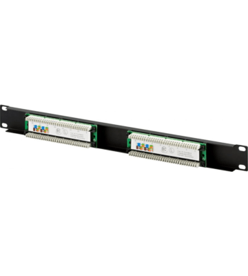 Painel de ligação CAT5e UTP - 16 portas