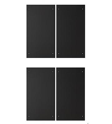 Conjunto de painéis laterais para data center, para armários de 52U, com 1200 mm de profundidade.