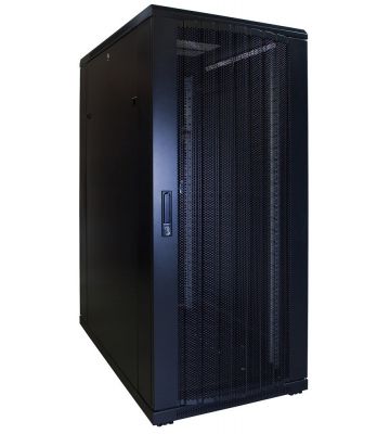 Armário para servidor 27U com porta perfurada 600x1000x1400mm (LxPxA)