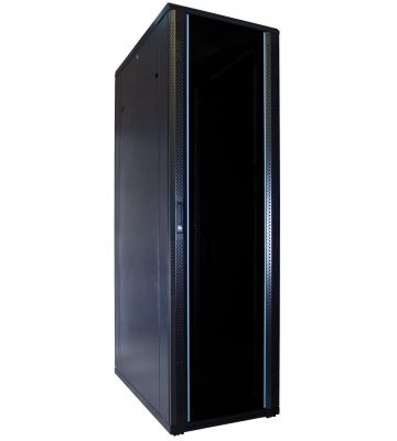 Armário para servidor 42U com porta de vidro 600x1000x2000mm (LxPxA)