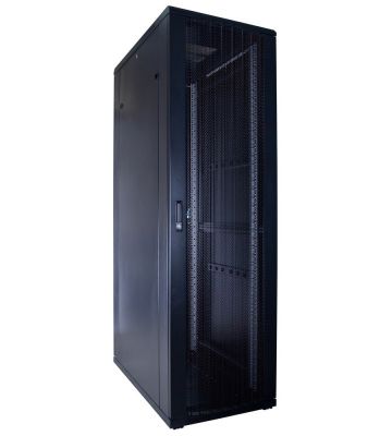 Armário para servidor 42U com porta perfurada 600x1000x2000mm (LxPxA)