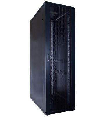 Armário para servidor 42U com porta perfurada 600x1200x2000mm (LxPxA)