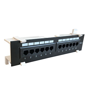 Painel de Ligação à Parede CAT5e UTP - 12 portas