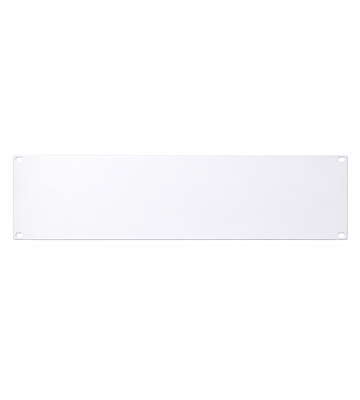 Painel de cobertura de 19 polegadas - 3U branco