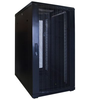 Armário para servidor 22U com porta perfurada 600x800x1200mm (LxPxA)