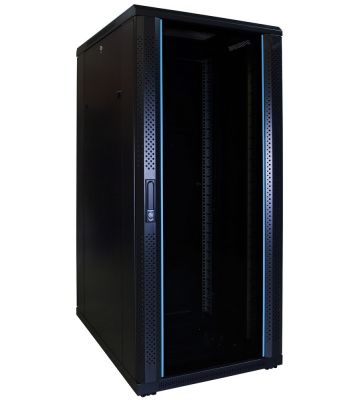 Armário para servidor 27U com porta de vidro 600x800x1400mm (LxPxA)