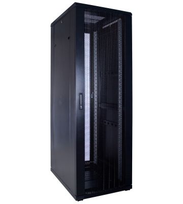Armário para servidor 37U com porta perfurada 600x800x1800mm (LxPxA)