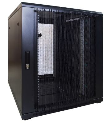 Armário para servidor 18U com porta perfurada 800x1000x1000mm (LxPxA)