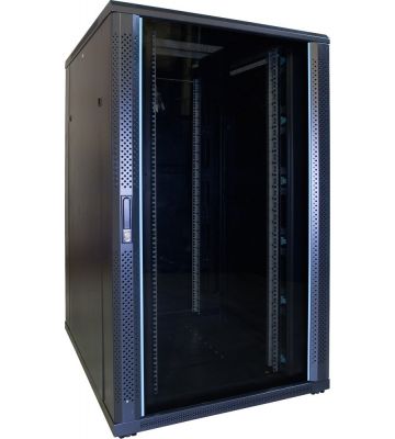 Armário para servidor 27U com porta de vidro 800x1000x1400mm (LxPxA)