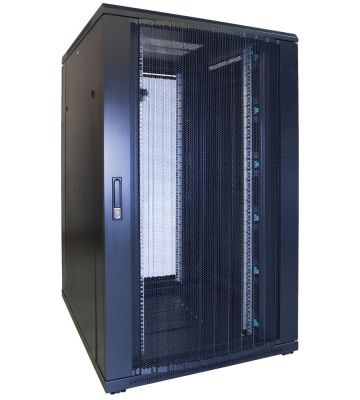 Armário para servidor 27U com porta perfurada 800x1000x1400mm (LxPxA)