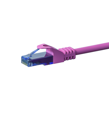 Cabo de rede UTP CAT6a de 2 m rosa - 100% cobre