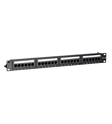 Painel de ligação CAT5e UTP - 24 portas