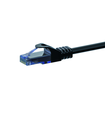 Cabo de rede UTP CAT6a de 2 m, preto - 100% cobre