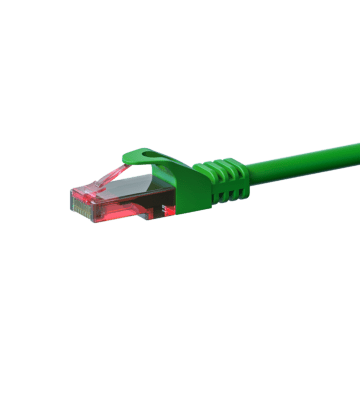 Cabo de rede UTP CAT6 de 2 m, verde - 100% cobre
