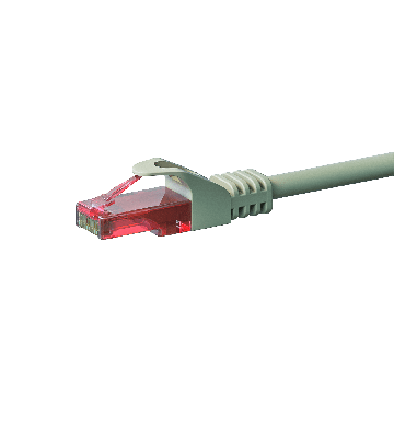 Cabo de rede UTP CAT6 de 1,50 m cinzento - 100% cobre