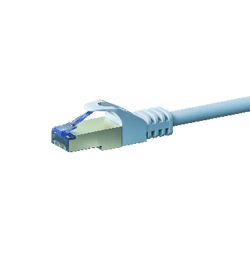 Cabo de rede CAT6a S/FTP (PIMF) de 0,25 m branco