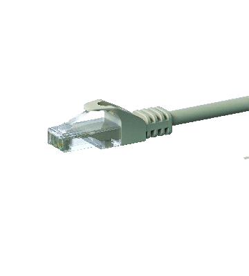Cabo de rede CAT6 UTP 0,25m cinzento - CCA