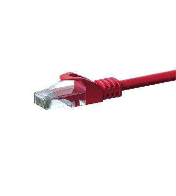 Cabo de rede CAT6 UTP 1,50m vermelho - CCA
