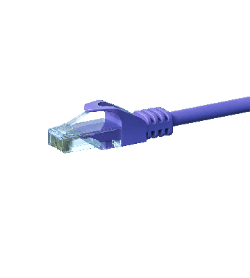Cabo de rede CAT6 UTP 1,50m roxo - CCA