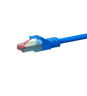 Cabo de rede CAT6 S/FTP (PIMF) de 10 m azul 