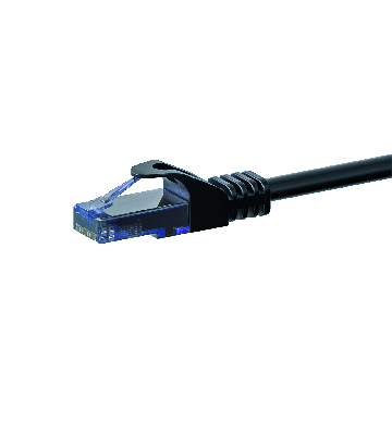 Cabo de rede UTP CAT6a de 7,50 m preto - 100% cobre