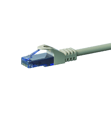 Cabo de rede UTP CAT6a de 0,25 m cinzento - 100% cobre