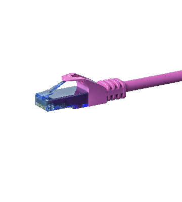 Cabo de rede UTP CAT6a de 10 m rosa - 100% cobre