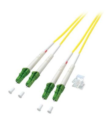 Cabo de fibra ótica duplex OS2 LC/APC-LC/APC 5m