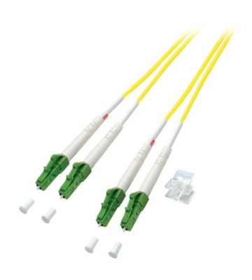 Cabo de fibra ótica duplex OS2 LC/APC-LC/APC 20m