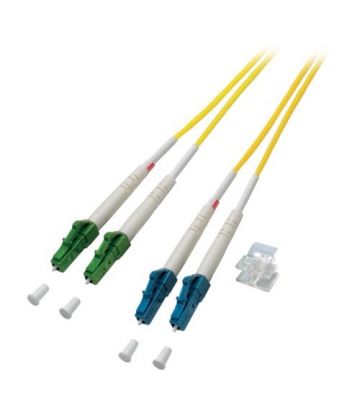 Cabo de fibra ótica duplex OS2 LC/APC-LC 5m