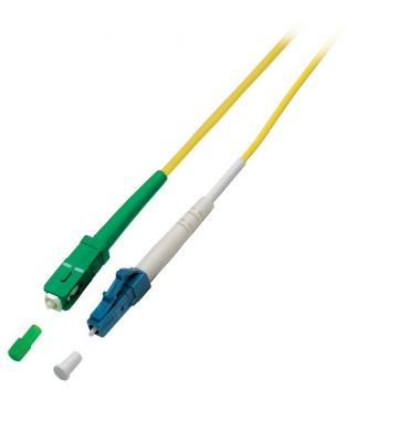 Cabo de fibra ótica simplex OS2 SC/APC-LC 3m
