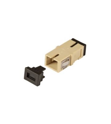 Acoplamento multimodo keystone SC-SC simplex bege